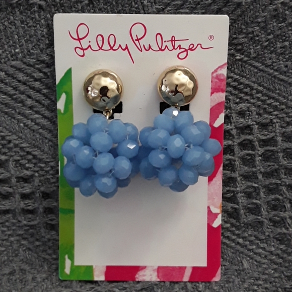 Lilly Pulitzer Jewelry - Lilly Pulitzer Caliente Clip on Earrings